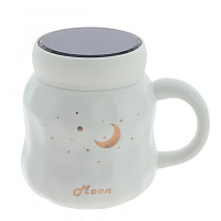 Кружка с крышкой, 450 мл, L13 W9,5 H11 см оптом