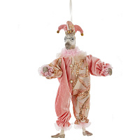 Игрушка набивная подвес "Лошадь-клоун", L15 W9 H36/24 см оптом