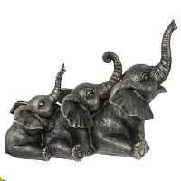 Фигурка декоративная "Слоны", L22,5 W11 H17,5 см оптом