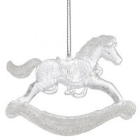 Украшение новогоднее "Лошадка", L8 W0,7 H7 см оптом