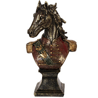 Фигурка декоративная "Бюст лошади", L13 W8 H24 см оптом