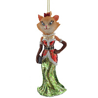 Украшение новогоднее "Кошка", L6 W5 H15,5 см оптом