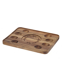 Подставка для 8-ми яиц, L24 W18,5 H1,5 см оптом