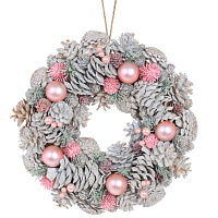 Изделие декоративное "Венок", L33 W8 H33 см оптом