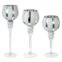 Набор из 3-х подсвечников, L33 W16 H46 см оптом