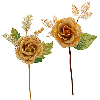 Цветок искусственный "Роза", L18 W9 H40 см, 2в. оптом