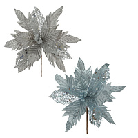 Цветок искусственный "Пуансеттия", L33 W33 H39 см, 2в. оптом