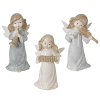 Фигурка декоративная "Ангел", L9 W10 H17,5 см, 3в. оптом