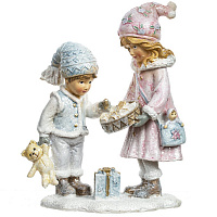 Фигурка декоративная "Дети", L10 W5 H12,5 см оптом