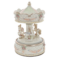 Фигурка декоративная "Карусель" (муз, движ), L10,5 W10,5 H16,5 см оптом