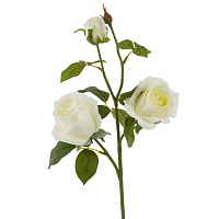 Цветок искусственный "Роза" (Real Touch), L18 W18 H60 см оптом