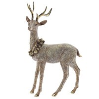 Фигурка декоративная "Олень", L20 W12 H33 см оптом