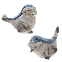 Фигурка декоративная "Птичка", L9,5 W5 H8 см, 2в. оптом