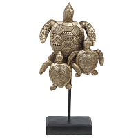 Фигурка декоративная "Черепахи", L13 W5,5 H29,5 см оптом