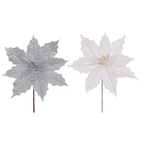 Цветок искусственный "Пуансеттия", L25 W25 H26 см, 2в. оптом