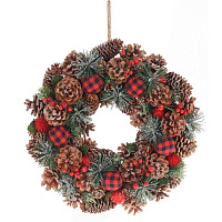 Изделие декоративное "Венок", L33 W8 H33 см оптом
