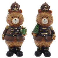 Фигурка декоративная "Медвежонок",  L6 W5,5 H13,5 см, 2в. оптом