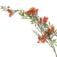 Ветка искусственная "Рябина", L13 W13 H84 см оптом