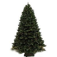 Ёлка искусственная "Финляндия", D152 см, H228 см, 3360 веток, с подсвет 650 LED ламп, от сети оптом