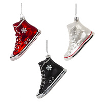 Украшение новогоднее "Ботинок",  L4 W11 H7 см, 3в. оптом
