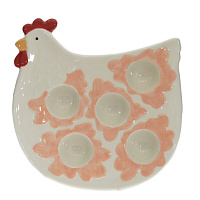 Тарелка для 5-ти яиц, L20 W21 H3 см оптом