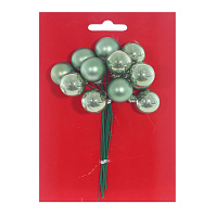 Набор из 12 шт, Изделие декоративное "Ягоды" (20мм), L9 W4 H15 см оптом