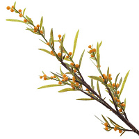 Цветок искусственный "Облепиха", L16 W16 H67 см оптом