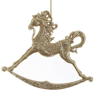 Украшение новогоднее "Лошадка",L14 W1 H12 см оптом