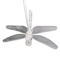 Украшение новогоднее "Стрекоза", L13,5 W8,5 H2 см оптом