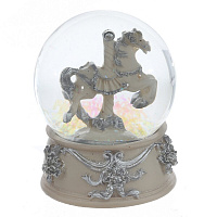 Фигурка декоративная в стекл шаре "Лошадка", D 6,5 см, L6,5 W6,5 H8 см оптом