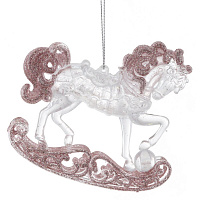 Украшение новогоднее "Лошадка", L10,5 W3 H9 см оптом