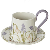 Чашка с блюдцем, 220 мл, L15,5 W15 H9 см оптом