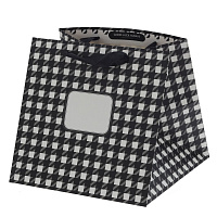 Пакет подарочный S (бумага 250г/м2, блок 10шт), L25 W25 H24 см оптом