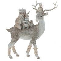 Фигурка декоративная "Олень", L20 W9 H24 см оптом