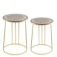 Набор из 2-х столов декоративных, L34/40 W34/40 H48/53 см оптом