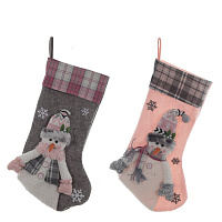 Носок для подарков, L30 W8 H47 см, 2в. оптом