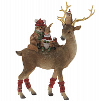 Фигурка декоративная "Олень", L19,5 W9 H24 см оптом