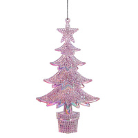 Изделие декоративное подвесное "Ёлка", L9 W2 H15,5 см оптом