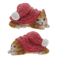 Фигурка декоративная "Котенок", L13,5 W8 H7,5 см, 2в. оптом