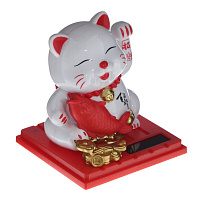 Фигурка декоративная "Манеки Неко", L7,5 W8 H9 см оптом