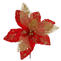 Цветок искусственный "Пуансеттия", L48 W48 H38 см оптом