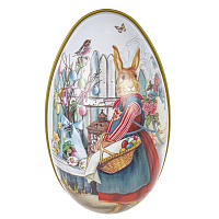 Изделие декоративное "Яйцо-шкатулка", L11 W7 H7 см оптом