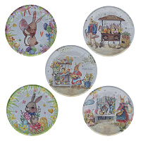 Блюдо "Пасхальное", L19 W19 H2,5 см, 5в. оптом