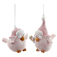 Фигурка декоративная подвесная  "Птичка",   L6 W7 H6 см, 2в. оптом