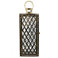 Подсвечник "Фонарь", L18 W18 H47 см оптом