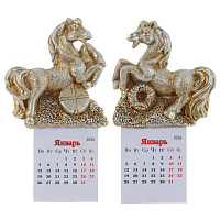 Магнит "Лошадка" с календарем, L6 W1,5 H11 см, 2в. оптом