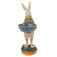 Фигурка декоративная "Заяц", L9,5 W12 H28 см оптом
