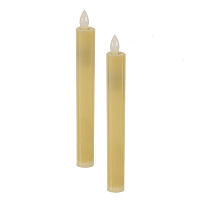Набор из 2шт, изделие декоративное "Свеча", с подсветкой, D 2.5 см, L2,5 W2,5 H20 см оптом