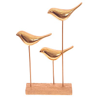 Фигурка декоративная "Птицы", L16 W5 H27 см оптом