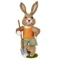 Фигурка декоративная "Заяц", L17 W11 H42 см оптом